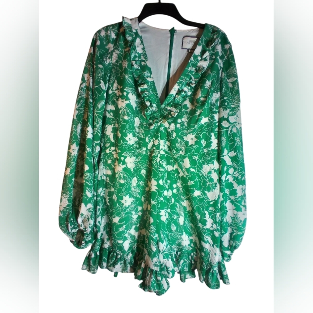 Alexis Green Floral Jumpsuit